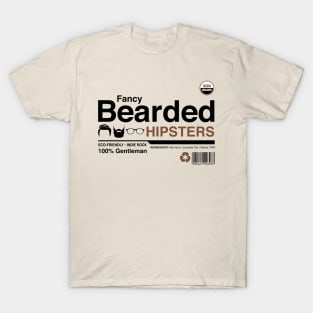 Fancy Bearded Hipsters T-Shirt